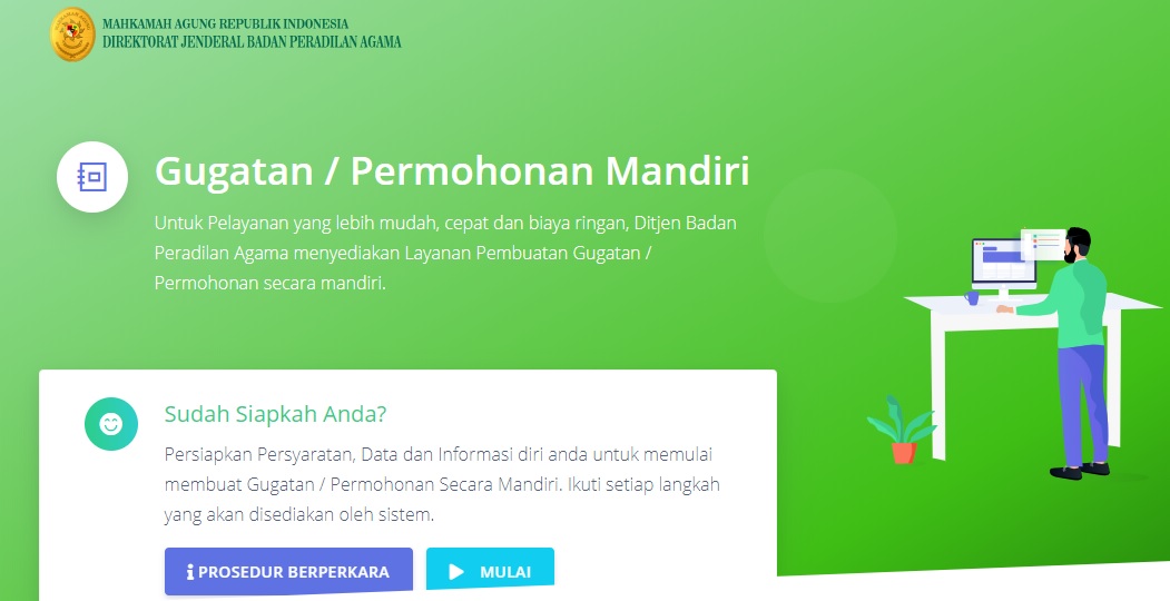 GUGATAN / PERMOHONAN MANDIRI